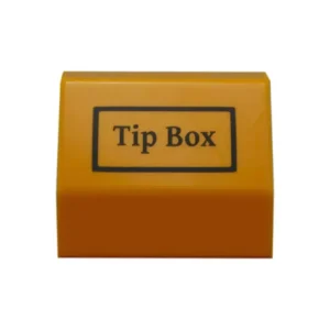 Tip Box Sarı Küçük Boy(15x13x11 cm) - Bağış Kutusu - Görsel 4