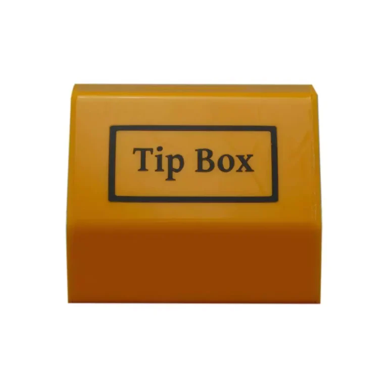 Tip Box Sarı Küçük Boy(15x13x11 cm) - Bağış Kutusu - Görsel 4